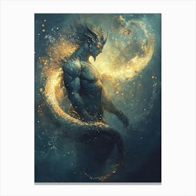 God Of The Sea Canvas Print