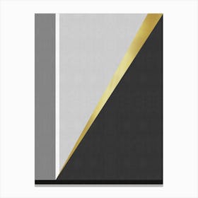 Geometric art with gold 3 1 Canvas Print