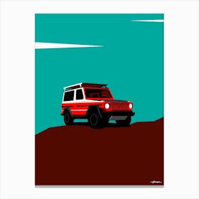 1987 Mercedes G Wagon - Retro Pop Canvas Print