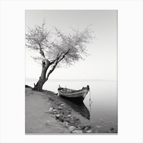 Gallipoli, Italy, Black And White Photography 2 Canvas Print
