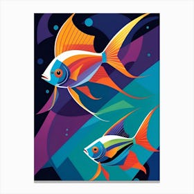 Angel Fishes Canvas Print