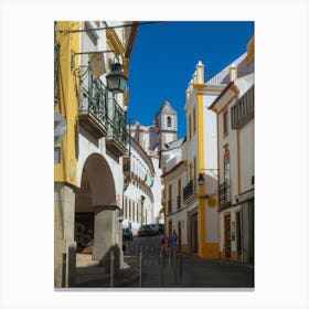 Streets of Evora - Portugal Canvas Print