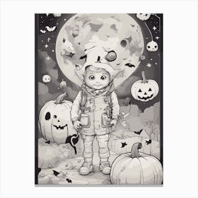 Halloween Pumpkins 1 Canvas Print