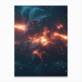 Space Star 1 Canvas Print