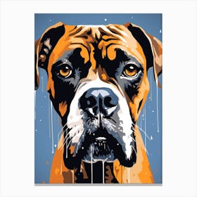 Boxer Dog Painting 4 Canvas Print