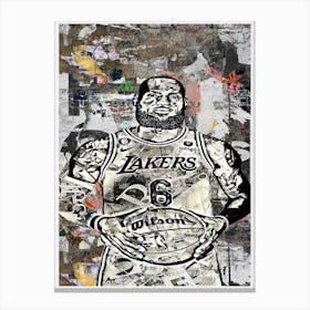 LeBron James 4 Canvas Print