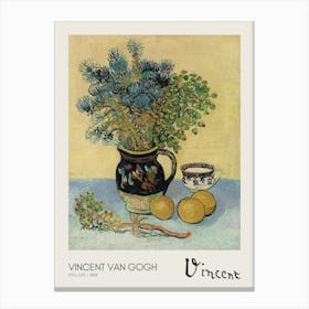 Vincent Van Gogh Still Life 1888 With Gogh S Signature Canvas Print