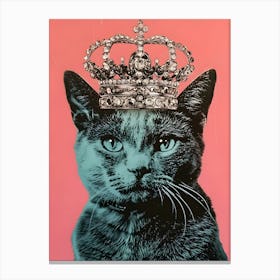 King Cat Canvas Print