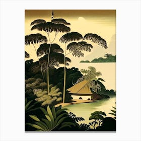 Malapascua Island Philippines Rousseau Inspired Tropical Destination Canvas Print