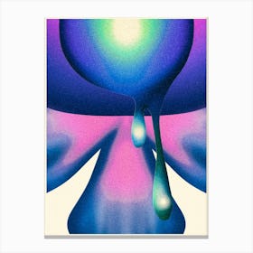 Purple Gradient Fusion Canvas Print
