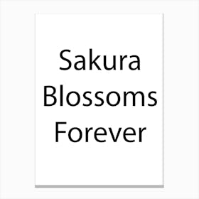 Japan Quote 4 Canvas Print