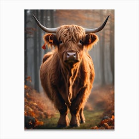 Highland Cow 23 Canvas Print