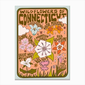Connecticut Wildflowers Canvas Print