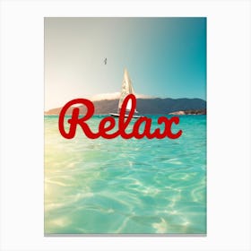 Relax Canvas Print