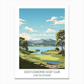 Loch Lomond Golf Club   Luss Scotland 3 Canvas Print