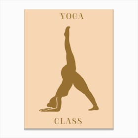 Yoga Class Canvas Print