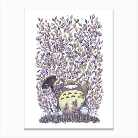 Totoro Magic Seeds Canvas Print