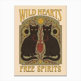 Wild Hearts Canvas Print