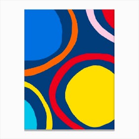 Abstract Circles 4 Canvas Print