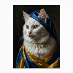 Cat Portrait 4 Canvas Print