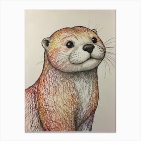 Otter 5 Canvas Print