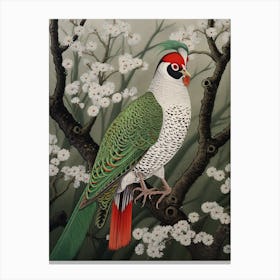 Ohara Koson Inspired Bird Painting Pheasant 4 Canvas Print