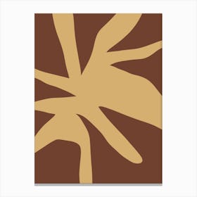 Brown And Beige Canvas Print