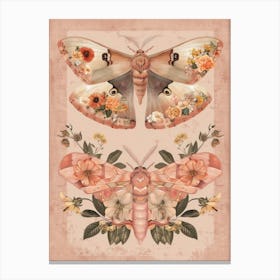 Butterfly Symphony William Morris Style 10 Canvas Print