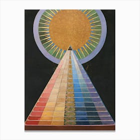 Hilma af Klint - Altarpiece No. 1 , High Resolution Canvas Print