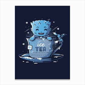 Ice Tea Canvas Print