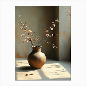 Blossoms In A Vase Canvas Print