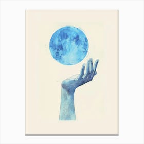 Blue Moon 2 Canvas Print
