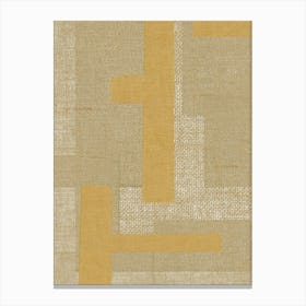 Fabric Collage Composition No.3 Canvas Print