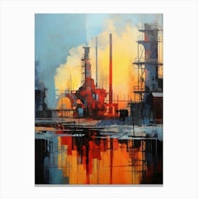 Industrial Abstract Minimalist 4 Canvas Print
