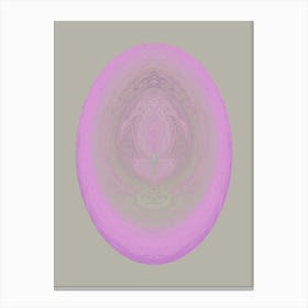 Pastel Harmony Lilac Canvas Print