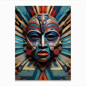 Mask Of The Gods Canvas Print