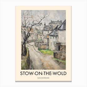 Stow On The Wold (Gloucestershire) Painting 1 Travel Poster Canvas Print