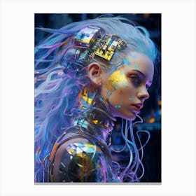 Digital Dream Girl Canvas Print