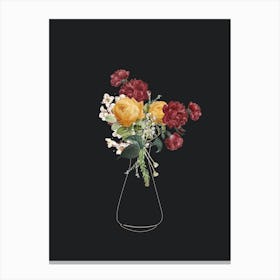 Vase Of Flowers 1 Canvas Print