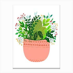 Assorted Potted Plants Eila Canvas Print