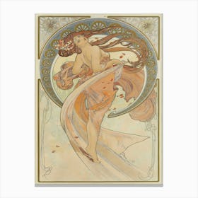 Dancer In The Moonlight Canvas Print