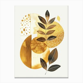 Gold Leaf 1 Canvas Print