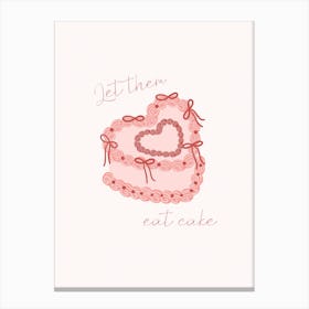 Let Them Eat Cake Canvas Print