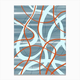 Abstract Swirls 1 Canvas Print