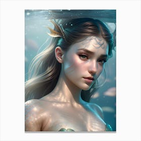 Mermaid-Reimagined 76 Canvas Print