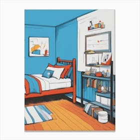 Boy'S Bedroom Canvas Print