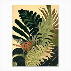 Bird S Nest Fern Rousseau Inspired Canvas Print