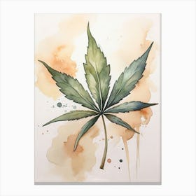 Marijuana Leaf 4 Canvas Print