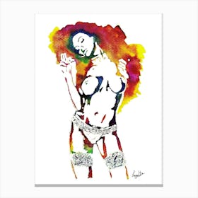 Naughty Girl Canvas Print