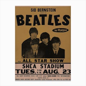 Sets The World Auction Record For Any Original Concert Poster Canvas Print